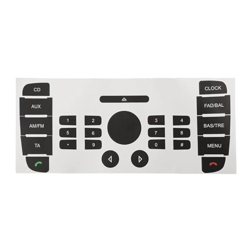 Autocollant de réparation radio Mondeo 6000 CD pour un tableau de bord soigné