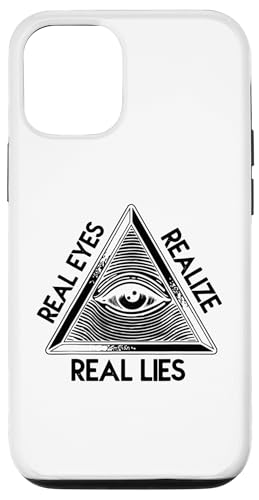 All Seeing Eye - �uReal Eyes Realize Real Lies �s���~�b�h�v �X�}�z�P�[�X iPhone 12/12 Pro �p