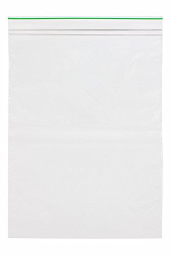 Minigrip GreenLineMGBD2P0912 Polyethylene (LDPE Blend) Clear Reclosable Bag, 9" x 12", 2 mil (Pack of 1000)