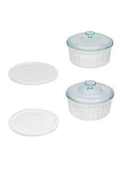 Amazon.com: Corningware French White 6-Piece Bakeware Set