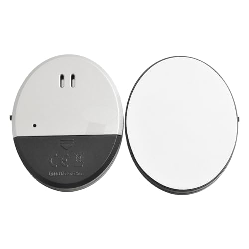 QOXEZY Alarma de seguridad para el hogar de 130 dB, potente para la oficina y el hogar, 3 piezas hechas de vidrio que desalientan eficazmente a posibles intrusos (2 unidades)