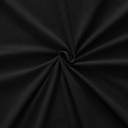 Flannel Sheets Warm and Cozy Deep Pocket Breathable All Season Bedding Set with Fitted, Flat and Pillowcases, Full, Black