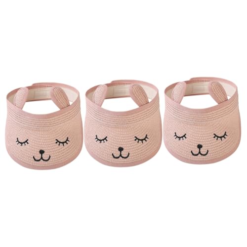 Chapeau enfant chantiers visière plage protection rose pliable sport