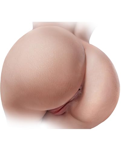 Image of 10 LB Sex Doll Male Sex Toy, Super Realistic Curvy Bouncy Sex Torso Butt with Tight Bionic Vagina & Anal Channels Pocket Pussy Male Masturbator Adult Sex Toys for Men