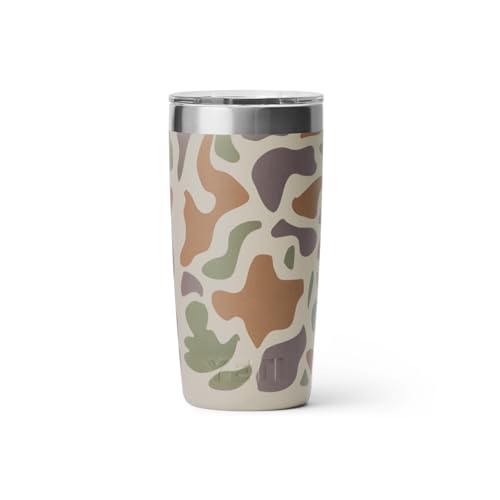 Image of YETI Rambler 10 oz Tumbler, Stainless Steel, Vacuum Insulated with MagSlider Lid, Tan Camo