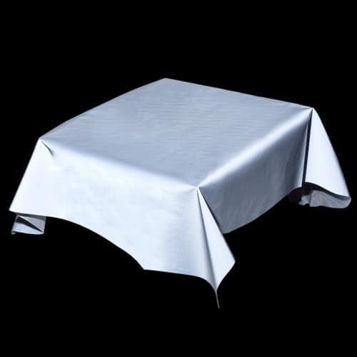 High Visibility Silver Reflective Fabric,2 Yards x55 Wide,Waterpr...