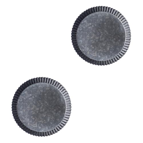 WOFASHPURET 2pièces Plateau De Rangement Élégant Fer pour Fruits Et Desserts Plateau Multifonction pour Cuisine Salle à Manger Et Salle De Bain