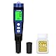 Pool pH Salz Messgerät, 6-in-1 pH Salzgehalt ORP EC TDS Tester, Salzgehalts Monitor für Salzwasserpools, Hydroponische pH PPM EC Testkits, Trinkwasser Leitfähigkeits Messgerät