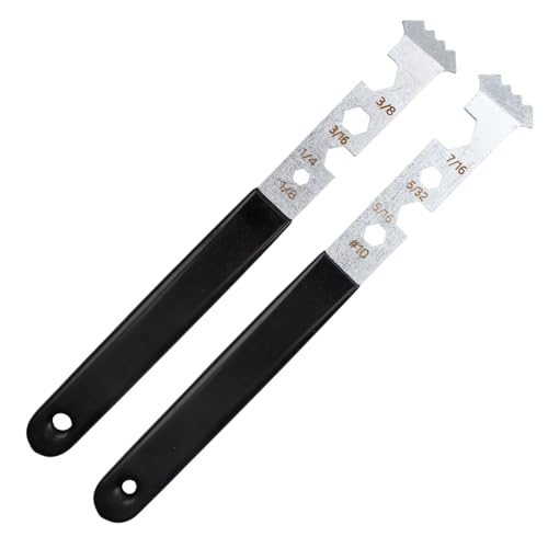 2 in 1: 2 attrezzi per la rimozione della pietra per pavimentazione con microdenti e chiave esagonale, estrattore per pavimentazione in giardino, prato, terrazzo