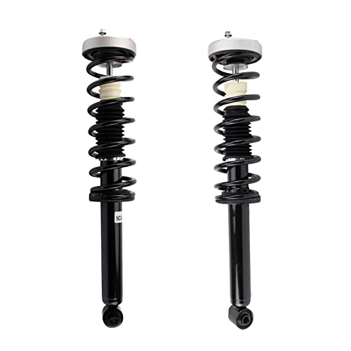 Image of TRQ Rear Shock & Spring Assembly Set Compatible with 2004-2010 BMW 525i 528i 530i 535i 545i