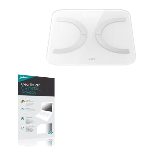BoxWave Screen Protector Compatible with Honor Scale 3 - ClearTouch Crystal Privacy (2-Pack), Privacy Screen Protector Flexible Film Clear