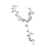 Holibanna Geschenkschmuck Frauen Bauchtanz Armband Gypsy ?gyptischer Schmuck Silber Handgelenk Armreif Ringe Fringe Glocke Armband Kostüm Zubeh?r für Thai Dance Karneval Party