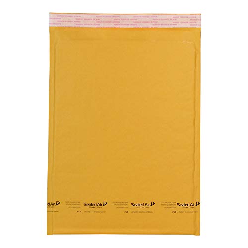 Sealed Air Jiffy Mailer 100729778 Jiffylite Cushioned Mailers, No.5, 10.5" X 16" (Case Of 80) (55536), Manila #TOP1