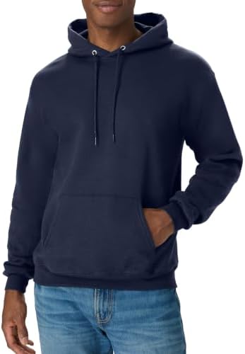Hanes Men's Hoodie - EcoSmart Fleece Hooded Sweatshirt for Men & Women - Midweight Fleece - Big & Tall Available