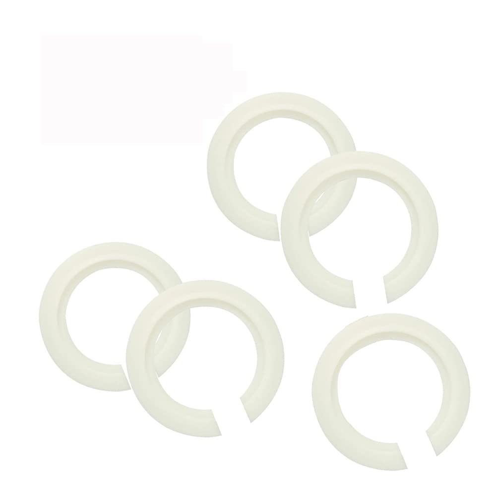 5 Pieces White Metal Lamp Shade Reducer Ring for ES/E27 to BC/B22 Plate Light Fitting Lampshade Adapter Rings Washer Adaptor Converter Screw Fitting Adapter Twist Lock Socket Replacement-OW