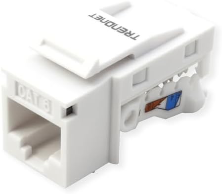TRENDnet Cat6 RJ45 Keystone Jack 50-Pack Bundle, TC-K50C6