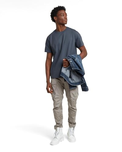 G-STAR Raw - Mens Rovic Zip 3D Regular Tapered Pants, Color Elephant Skin, Size: 34W x 34L3