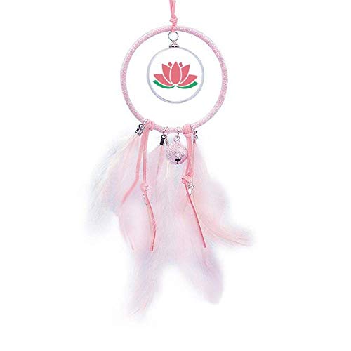 Dream Catcher Fleur de Lotus décor de chambre bohème pour suspendre près du lit