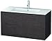 Duravit LC624207272 Duravit LC6242 L-Cube 40" Single Wall Mounted Wood Vanity Cabinet Only - Less Vanity Top
