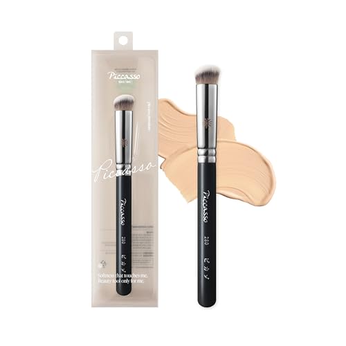 Piccasso 280 Concealer Brush, Large Flat Under Eye & Spot