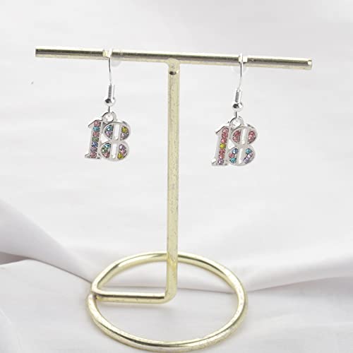 CENWA Tiny 16th/18th/21st Birthday Earrings 16/18/21 Year Old Gift 16th/18th/21st Birthday Earrings Gift3