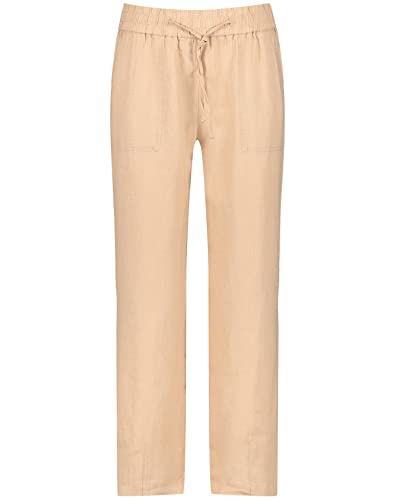 Gerry Weber Fácil Ajuste Pantalón de Vestir, Desierto, 62 para Mujer