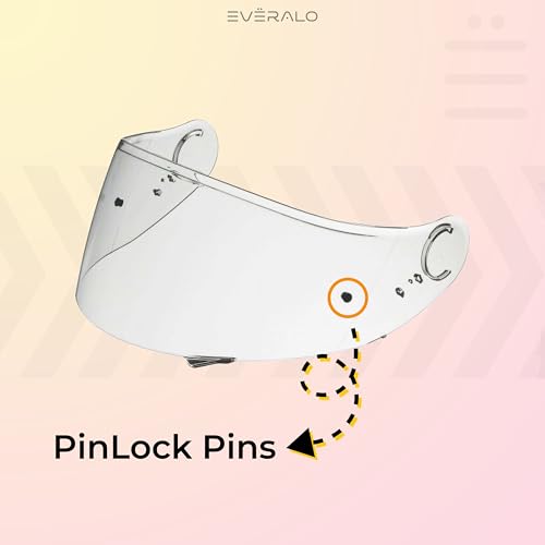 Everalo Pinlock Pins - Pinlock Set Stift 5mm - Kompatibel mit Agv - Hjc - Arai - Shoei - Airoh - Nolan - Ls2 - Givi - Bell - Shark - Scorpion - Schuberth - Pinlock Pin Universal - Inklusive Schrauben