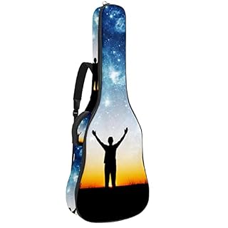 Hondank Housse pour guitare acoustique – Motif empreintes de pattes de chien – 1 cm d’épaisseur – Étanche – 101,6 cm… - Les Beatles, Paul McCartney, John Lennon, RIngo Starr, George Harrison