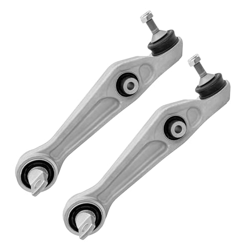 Image of Detroit Axle - 4pc Front Lower Control Arms Kit for 2017-2022 Tesla Model 3, Lower Forward and Rearward Control Arms Assembly 2018 2019 2020 2021 Replacement