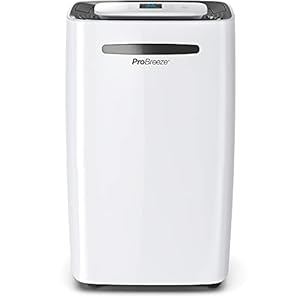 Pro Breeze 20L/dag luchtontvochtiger met digitale vochtigheidsweergave, slaapmodus, continue afvoer, wasdroging en 24…