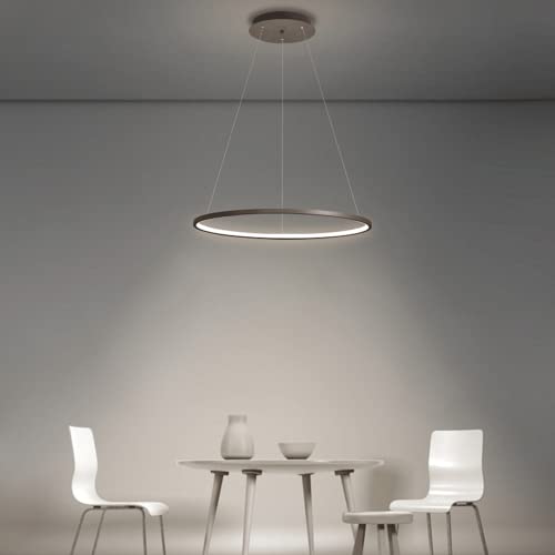 Lustre LED moderne ultra-mince pour illuminer votre salle à manger - 7