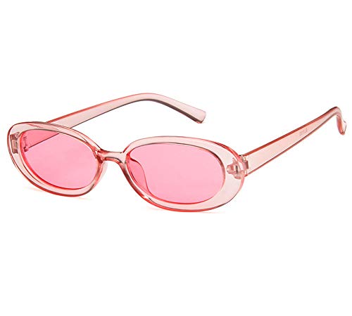 Unisex Sunglasses Retro Pink Drive Holiday Oval Non-Polarized UV400