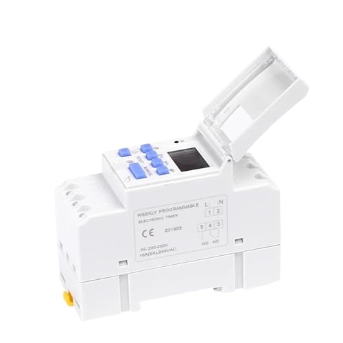 Interrupteur programmable rail DIN pour optimiser le chauffage 220V