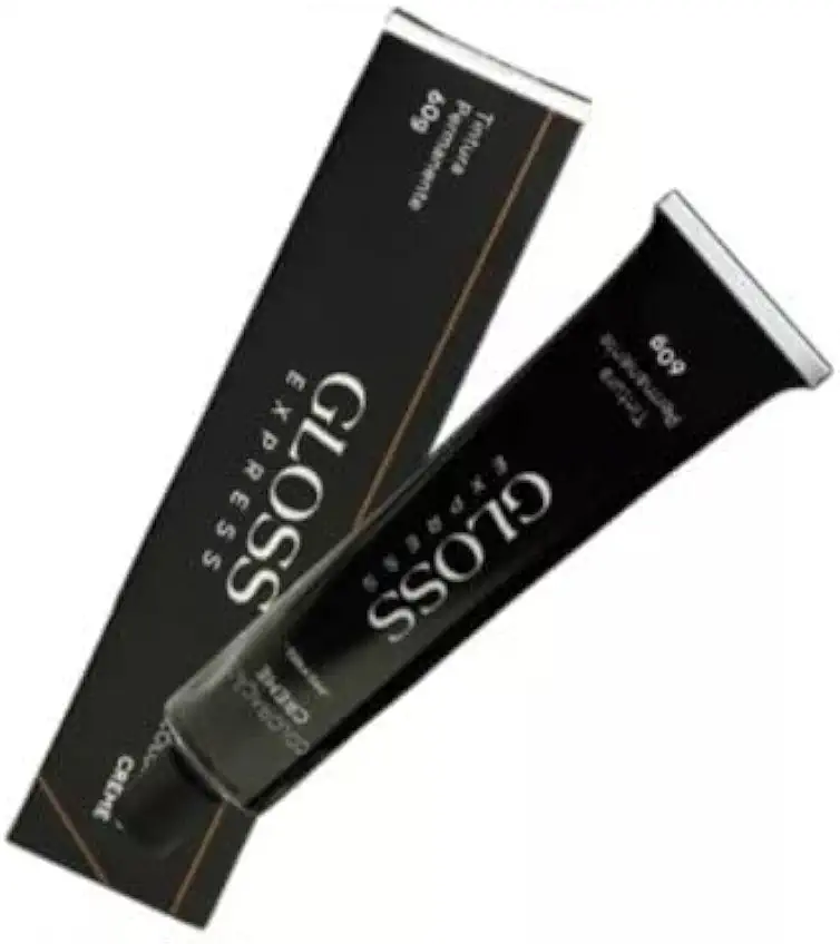 Gloss Express - Tintura Permanente Para Cabelos Brancos Tom Sem Tom