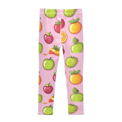 Boccsty Cute Peach Pear Strawberry Gummy Jelly Candy Girls Leggings Kids Yoga Pants Dance Active Tights 4T2