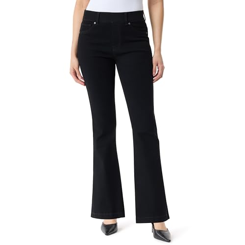 Image of Gloria Vanderbilt Women's Shape Effect Pull On High Rise Flare Jeans