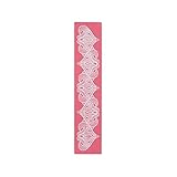 Claire Bowman 3D Cake Lace Mat - 1 Strip Art Nouveau Hearts 3D Mat