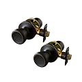 Design House Terrace Interior Door Knobs, Universal Passage Door Handle – Round Closet Door Knobs for Home Improvement - Oil Rubbed Bronze Dummy Door Knob, 728717