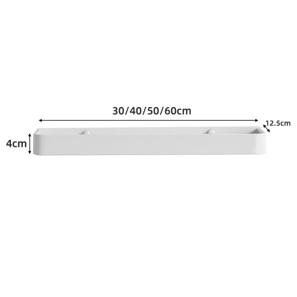 Estantes para baño, Estantes Adhesivos Sin Espacio for Perforar Aluminio for Cocina y Baño-Negro_30cm(Nero,30cm)