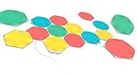 Nanoleaf Shapes Hexagon Starter Kit, 15 LED Smart Light Panels - Dimmable & Modular Wi-Fi Wall Mood Lights, Works with Alexa Google Assistant Apple Homekit, for House Room Decor or Desk