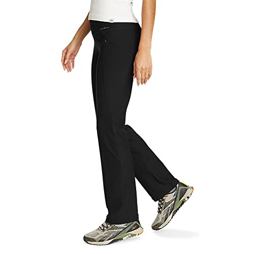 Eddie Bauer Women's Trail Tight Pants - High Rise, Black, Large #TOP2