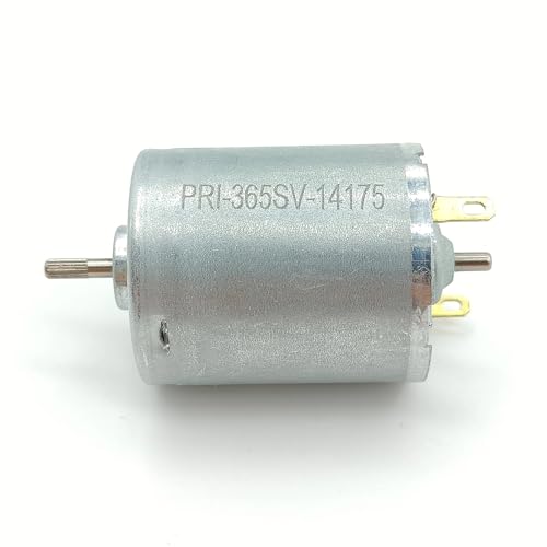 Moteur électrique double arbre RS-365SV de 28 mm à conception mécanique stable