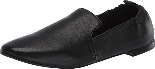 Aerosoles womens Rossie Loafer Flat, Black Leather, 8 US