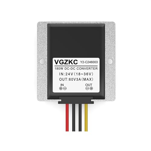 CMPZHJEQ 24V~60V �u�[�X�g�d�����W���[�� DC-DC DC�R���o�[�^�[ 18-32V~60V �����ԗp�p���[���M�����[�^(24V~60V 3A)