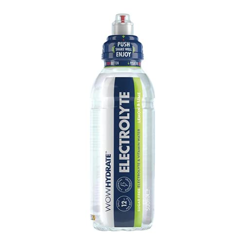 WowHydrate Flavoured Sugar Free Electrolyte & Vitamin Water Mixed Case 500ml Bottles (12 Pack)