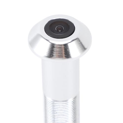 Cámara Wifi Peephole, Visor de la Puerta de Cámara HD de 1080p HD Peep con Detección de Movimiento, Visión Nocturna y Lente Gran Angular de 170 °, Aplicación de Soporte, para (SILVER)