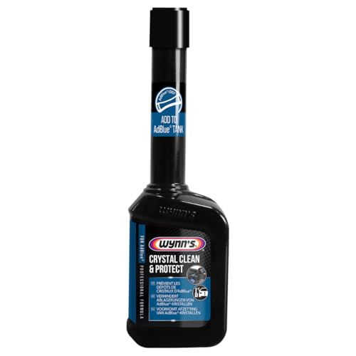Wynns Crystal Clean & Protect Additiv für die Anwendung mit AdBlue Verhindert Kristallbildung in SCR-Systemen Verbessert die Abgasnachbehandlungsleistung bei Dieselfahrzeugen 125 ml