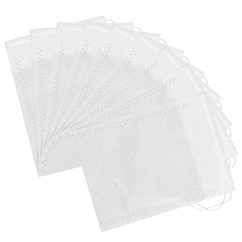KiKiHong 200 Pcs Sachet de Thé Vide Jetable Filtre à Thé avec Drawstring pour Thé en Vrac