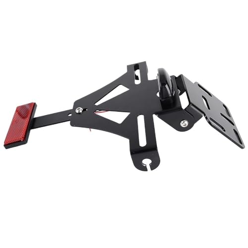 Soporte de matrícula trasera de alta resistencia para YZF R1 R6 con luz fija 3