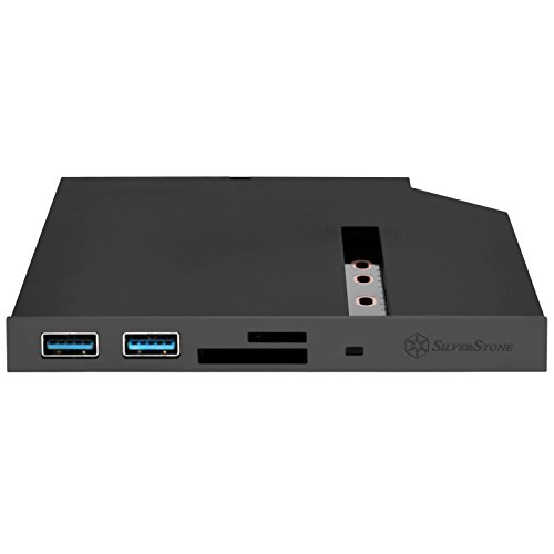 SilverStone FPS01 Adaptador Bay 12.7mm para M.2 SATA SSD miniatura 2